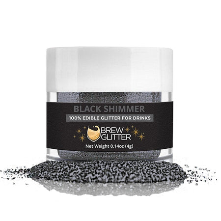 Black Shimmer Brew Glitter | Cocktail Beverage Glitter